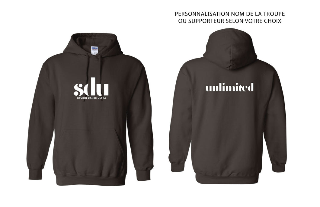 ADULTE - Hoodie Chocolat noir